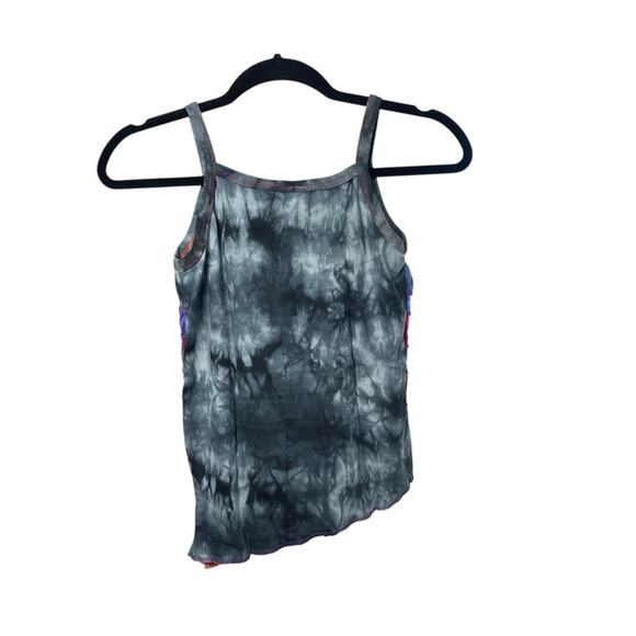 KPC 100% Cotton Embroidered 90's Y2K Patchwork Cami, Boho Hippie Free Spirit, S - Picture 2 of 5